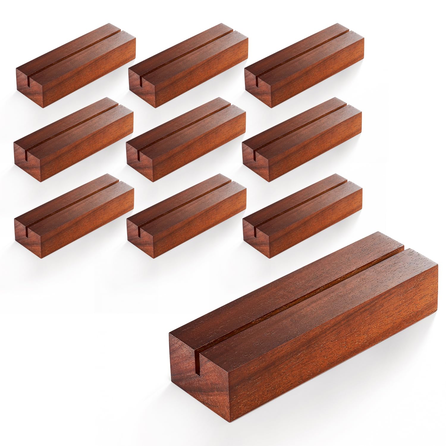 Amazon.com: Tidita 10 pcs Acacia Wood Place Card Holder - Wooden